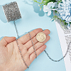 5M Stainless Steel Textured Cable Chains CHS-BM0001-08-3