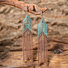 Alloy Enamel Earrings WG532BD-01-1