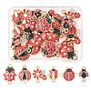 24Pcs 6 Styles Alloy Crystal Rhinestones Connector Charms FIND-FS0004-78-1