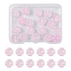 20Pcs Transparent Spray Painted Glass Beads GLAA-FS0002-40B-1