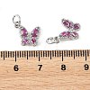 SHEGRACE Brass Micro Pave Cubic Zirconia Charms XGRQ5K537-628P-F-3