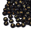 Opaque Acrylic Beads SACR-Q001-12B-1