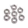 Tibetan Style Alloy Toggle Clasps TIBE-L003-015AS-2