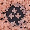 Frosted Transparent Acrylic Beads OACR-P029-09B-02-1