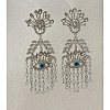 Alloy Rhinestone Chandelier Earrings for Women WGAEBEB-02-1