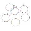 Ion Plating(IP) 316L Surgical Stainless Steel Hoop Earring Findings STAS-G130-03M-21MM-1