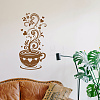 US 2Pcs 2 Styles PET Hollow Out Drawing Painting Stencils DIY-MA0001-24C-7