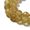 Natural Yellow Apatite Beads Strands G-G927-09A-3