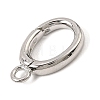 Brass Spring Gate Ring KK-C075-51P-2