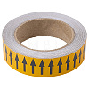 PVC Directional Arrow Tape for Pipe AJEW-WH20020-641A-7