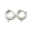 Tarnish Resistant 304 Stainless Steel Hoop Earring Findings STAS-A091-02P-1