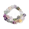 Natural Colorful Fluorite Beads Strands G-B161-B12-3
