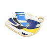 Racing Car Theme Alloy Enamel Pendants AL-CBA4666-03J-2
