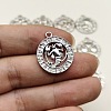 Constellation Themes Alloy Rhinestone Pendants X-PW-WGDA156-11-1