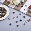 64Pcs 4 Colors Alloy Cord Locks FIND-ME0004-01A-4