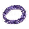 Cubic Zirconia Bead Strands ZIRC-P109-01B-04-4
