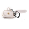 Imitation Leather Mini Coin Purse with Key Ring PW-WG51766-01-1