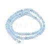 Natural Aquamarine Beads Strands G-E411-19B-2mm-2