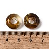Watermelon Stone Glass European Large Hole Beads X-G-Q442-04-3