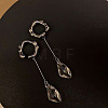 Alloy & Glass Cuff Earrings WG972F7-01-2