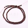 Natural Garnet Beads Strands G-F509-37-2mm-2