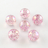 Round AB Color Transparent Acrylic Beads TACR-D005-14mm-04-1