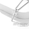 304 Stainless Steel Football Bible Verse Philippians 4:13 Cross Pendant Necklaces for Men WG7E31E-02-1
