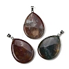 Natural Indian Agate Pendants G-F820-14P-11-1