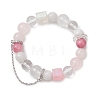 Natural Mixed Gemstone Beaded Stretch Bracelets for Women BJEW-TA00739-02-3