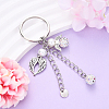 Glass Pearl & Alloy Keychian KEYC-YW00155-03-1