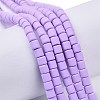 Polymer Clay Bead Strands CLAY-T001-C15-1