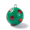 Opaque Resin Pendants RESI-I042-01G-1