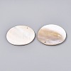 Natural Freshwater Shell Big Pendants SHEL-Q028-14-2