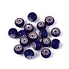 Handmade Millefiori Glass Round Beads LS-LA-N002-08A-1