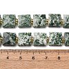 Natural Green Spot Jasper Beads Strands G-F839-A23-01-3