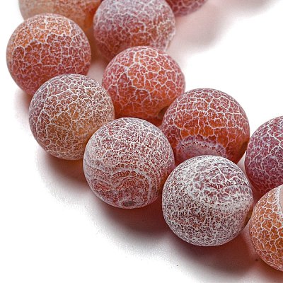 Natural Weathered Agate Beads Strands G-P538-A01-13-1