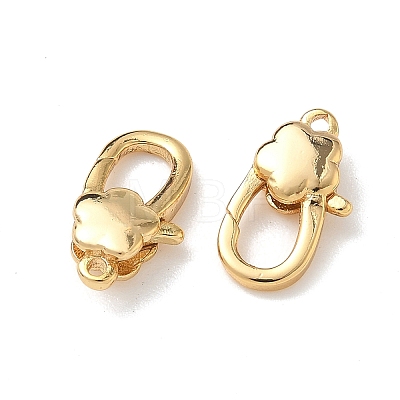 Brass Lobster Claw Clasps KK-Z136-21G-01-1