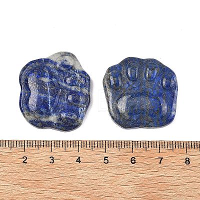 Natural Lapis Lazuli Carved Cabochons G-I395-A03-1