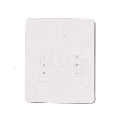 Rectangle Paper Earring Display Card with Hanging Hole CDIS-C004-01F-1