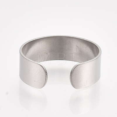 304 Stainless Steel Cuff Rings X-STAS-T045-22A-P-1