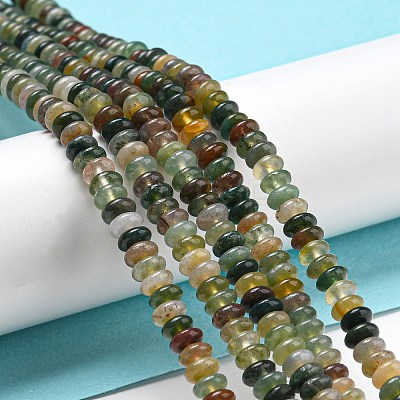 Natural Indian Agate Beads Strands G-K343-C04-01-1