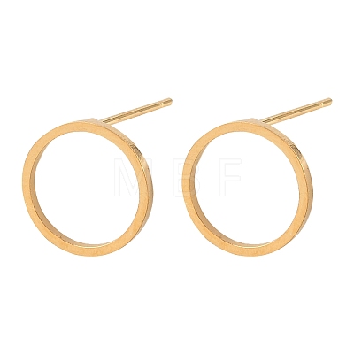 316 Stainless Steel Stud Earrings EJEW-D339-05G-1