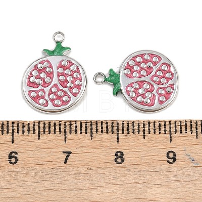 304 Stainless Steel Enamel Pendants STAS-Z166-23E-P-1