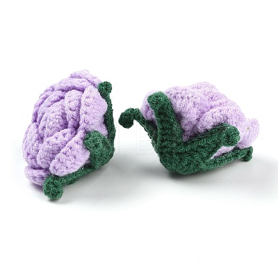 Cotton Knitting Artificial Flower DIY-P082-01A-1