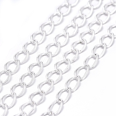 Brass Twisted Chains CHC-Q001-5x4mm-S-1