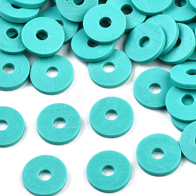 Handmade Polymer Clay Beads CLAY-R067-4.0mm-B34-1