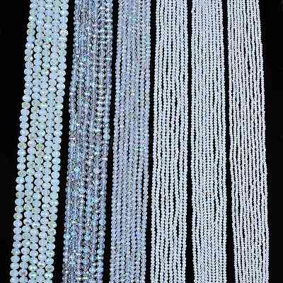 Electroplate Glass Beads Strands EGLA-A044-J3mm-L06-1