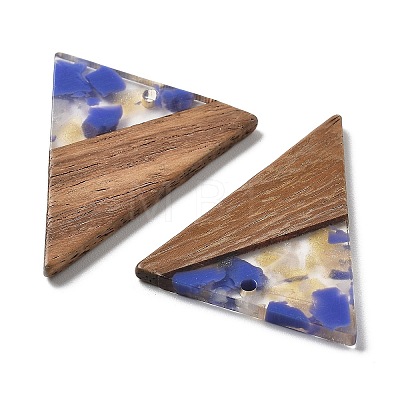 Resin and Walnut Pendants FIND-R051-01A-1