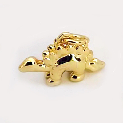 Rack Plating Brass Charms KK-G476-02G-1