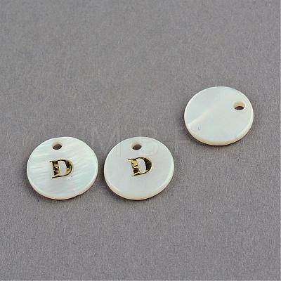 Freshwater Shell Pendants SSHEL-S249-D-1